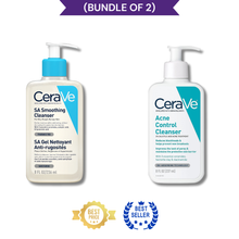 Load image into Gallery viewer, (Bundle of 2) Cerave SA Smoothing Cleanser With Cerave