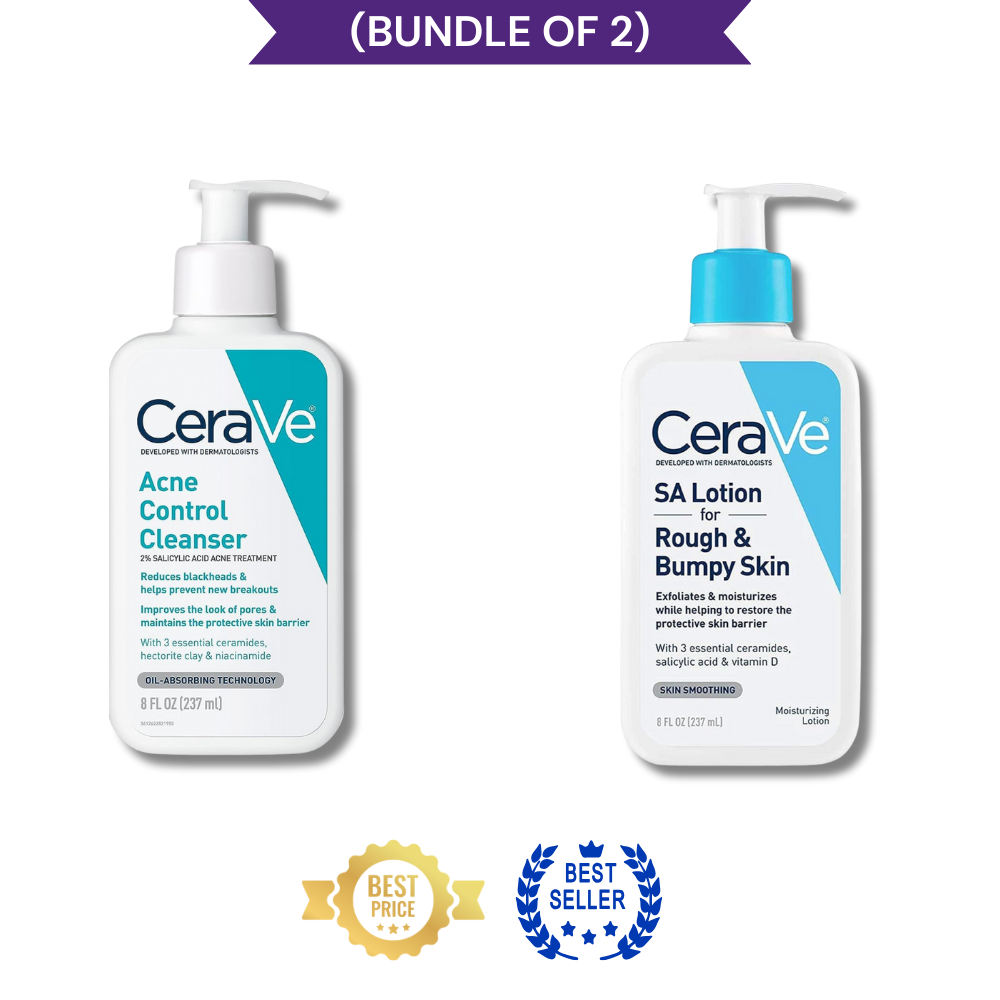 (Bundle of 2) Cerave Acne Control Cleanser With Cerave