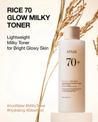Anua Rice 70 Glow Milky Toner